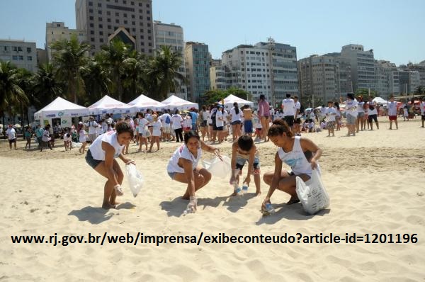 Limpeza de praia